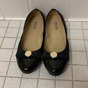 Michael Kors Black Ballet Flats